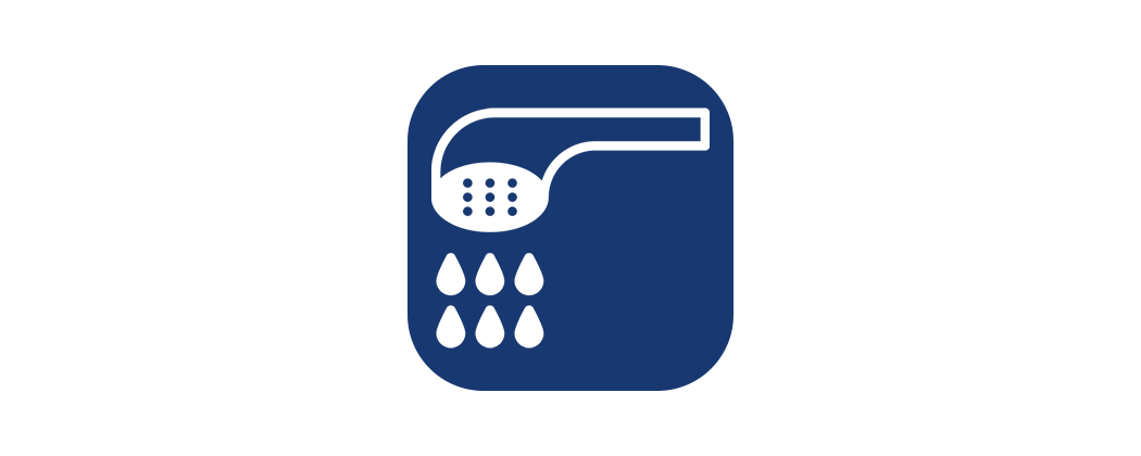 Garnitures de douche (Set complet) pour Pros