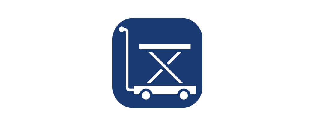 Profi Scherenhubwagen (ergonomisch) | SUVA