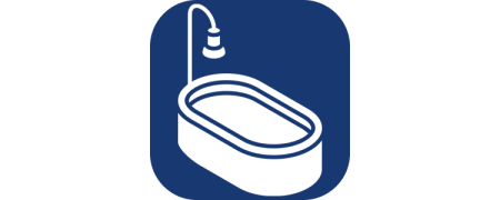 Baignoires ovales (Acrylique) pour Hôtel & Privé