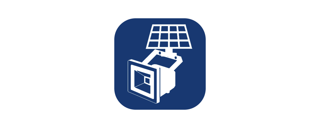 Projecteurs LED solaires à détecteur (IP65) | Autonome